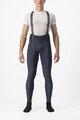 CASTELLI Pantaloni de ciclism lungi cu bretele - FREE AERO RC - albastru