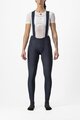 CASTELLI Pantaloni de ciclism lungi cu bretele - FREE AERO RC W DT - albastru