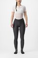 CASTELLI Pantaloni de ciclism lungi fără bretele - VELOCISSIMA THERMAL - negru