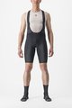 CASTELLI Pantaloni scurți de ciclism cu bretele - ENTRATA 2 - negru