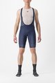 CASTELLI Pantaloni scurți de ciclism cu bretele - ENTRATA 2 - albastru