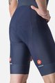 CASTELLI Pantaloni scurți de ciclism cu bretele - ENTRATA 2 - albastru