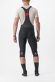 CASTELLI Pantaloni de ciclism 3/4 cu bretele - ENTRATA 2 - negru