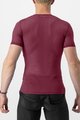 CASTELLI Tricou de ciclism cu mânecă scurtă - PRO MESH 2.0 - bordo
