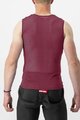 CASTELLI Tricou de ciclism fără mâneci - PRO MESH 2.0 - bordo
