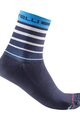 CASTELLI Șosete clasice de ciclism - SPEED STRADA 12 - albastru