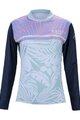 KENNY Tricou de ciclism cu mânecă lungă de vară - CHARGER W - albastru/multicolor