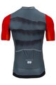 KENNY Tricou de ciclism cu mânecă scurtă - ESCAPE - roșu/gri