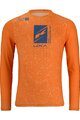 KENNY Tricou de ciclism cu mânecă lungă de vară - PROLIGHT 24 - portocaliu