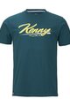 KENNY Tricou de ciclism cu mânecă scurtă - CASUAL - albastru
