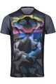 KENNY Tricou de ciclism cu mânecă scurtă - INDY 25 - negru/multicolor