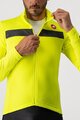 CASTELLI Tricou de cilism pentru iarnă cu mânecă lungă - PURO 3 - galben