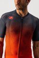 CASTELLI Tricou de ciclism cu mânecă scurtă - INSIDER - portocaliu/roșu
