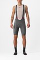 CASTELLI Pantaloni scurți de ciclism cu bretele - COMPETIZIONE - gri