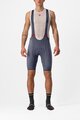 CASTELLI Pantaloni scurți de ciclism cu bretele - COMPETIZIONE - albastru