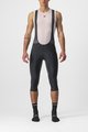 CASTELLI Pantaloni de ciclism 3/4 cu bretele - ENTRATA - negru