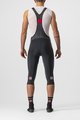 CASTELLI Pantaloni de ciclism 3/4 cu bretele - ENTRATA - negru