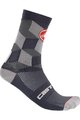 CASTELLI Șosete clasice de ciclism - UNLIMITED 15 - gri