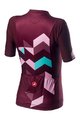 CASTELLI Tricou de ciclism cu mânecă scurtă - UNLIMITED W - bordo