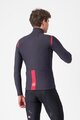 CASTELLI Tricou de cilism pentru iarnă cu mânecă lungă - TUTTO NANO ROS - gri