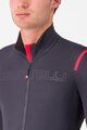 CASTELLI Tricou de cilism pentru iarnă cu mânecă lungă - TUTTO NANO ROS - gri