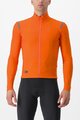 CASTELLI Tricou de cilism pentru iarnă cu mânecă lungă - TUTTO NANO RoS - portocaliu