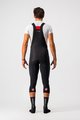 CASTELLI Pantaloni de ciclism 3/4 cu bretele - SORPASSO ROS - negru