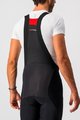 CASTELLI Pantaloni de ciclism 3/4 cu bretele - SORPASSO ROS - negru