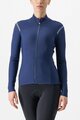CASTELLI Tricou de cilism pentru iarnă cu mânecă lungă - TUTTO NANO RoS W - albastru