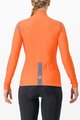 CASTELLI Tricou de cilism pentru iarnă cu mânecă lungă - TUTTO NANO RoS W - portocaliu