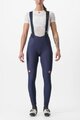 CASTELLI Pantaloni de ciclism lungi cu bretele - SORPASSO RoS W - albastru