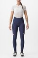 CASTELLI Pantaloni de ciclism lungi fără bretele - SORPASSO RoS W - albastru