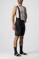 CASTELLI Pantaloni scurți de ciclism cu bretele - PREMIO BLACK - negru/alb