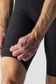 CASTELLI Pantaloni scurți de ciclism cu bretele - PREMIO BLACK - negru/alb
