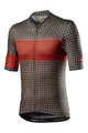 CASTELLI Tricou de ciclism cu mânecă scurtă - MAISON - maro/portocaliu