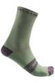 CASTELLI Șosete clasice de ciclism - SUPERLEGGERA T 12 - verde