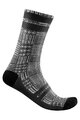 CASTELLI Șosete clasice de ciclism - MAISON - negru/alb