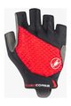CASTELLI Mănuși de ciclism fără degete - ROSSO CORSA 2 W - roșu