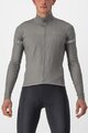 CASTELLI Tricou de cilism pentru iarnă cu mânecă lungă - FONDO - gri