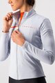 CASTELLI Tricou de cilism pentru iarnă cu mânecă lungă - SINERGIA 2 - argintiu