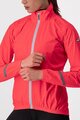 CASTELLI Foiță de ploaie impermeabilă de ciclism - EMERGENCY 2 W - roz