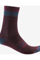 CASTELLI Șosete clasice de ciclism - ALPHA 18 - bordo