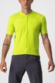 CASTELLI Tricou de ciclism cu mânecă scurtă - galben