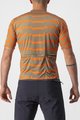 CASTELLI Tricou de ciclism cu mânecă scurtă - UNLIMITED STERRATO - verde/portocaliu