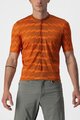 CASTELLI Tricou de ciclism cu mânecă scurtă - UNLIMITED STERRATO - portocaliu
