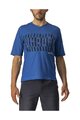 CASTELLI Tricou de ciclism cu mânecă scurtă - TRAIL TECH - albastru
