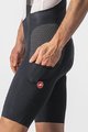 CASTELLI Pantaloni scurți de ciclism cu bretele - FREE UNLIMITED - negru