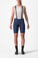 CASTELLI Pantaloni scurți de ciclism cu bretele - FREE AERO RC W - albastru