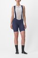 CASTELLI Pantaloni scurți de ciclism cu bretele - ENDURANCE W - albastru