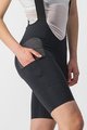 CASTELLI Pantaloni scurți de ciclism cu bretele - FREE UNLIMITED W - negru